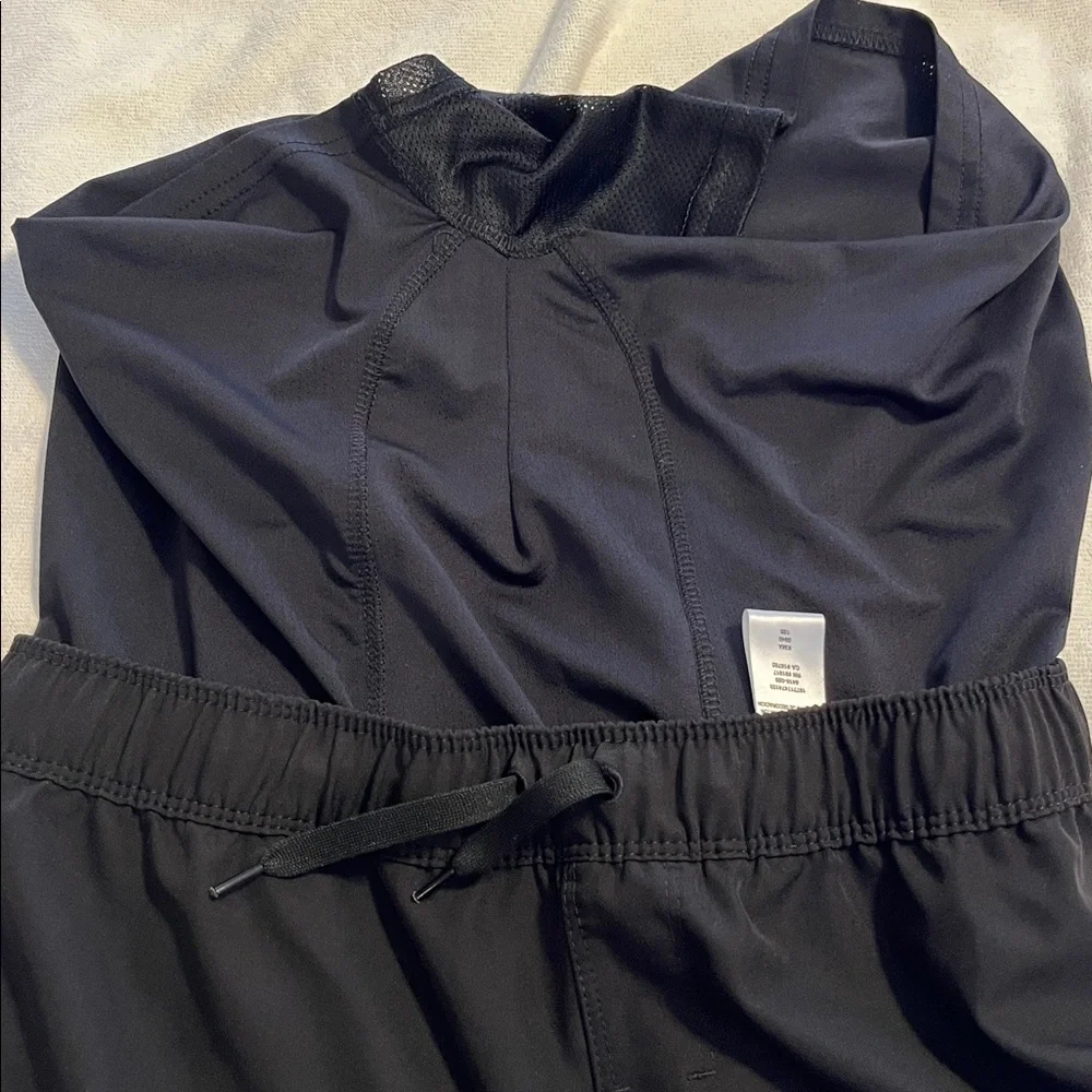 Hurley Boy’s Black Cargo Swim Shorts with Drawstring Waist